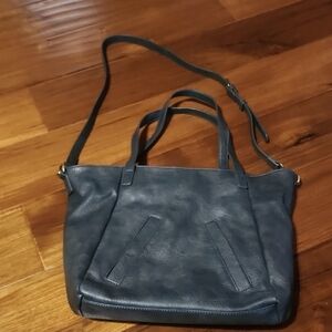 Tote Bag in Gray Vegan Leather
